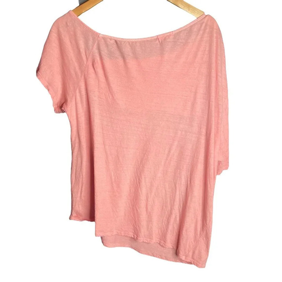 LA Made Sylvie Off the Shoulder Tee Bellini - Picture 6 of 8